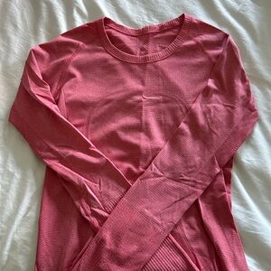 Lululemon Swiftly Tech Long Sleeve Pink Sz 6